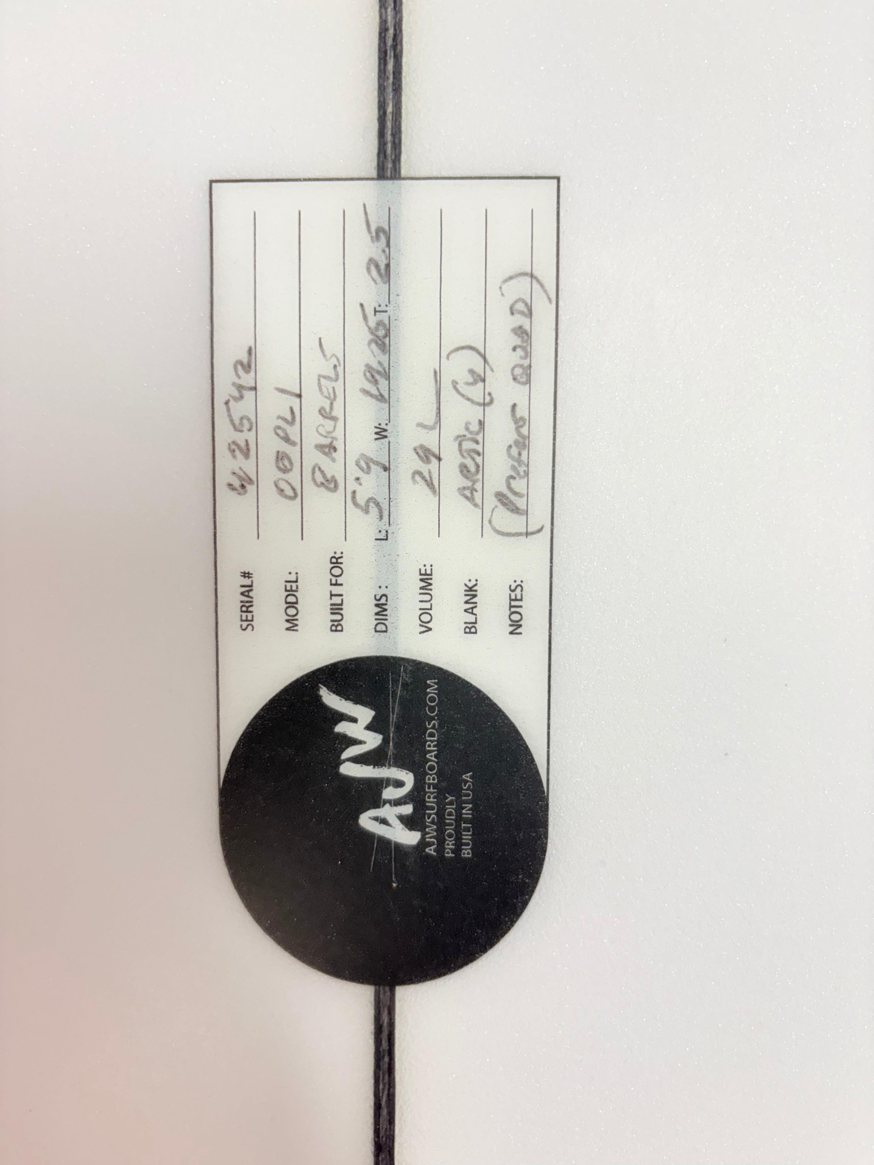 (NEW) OG Potato Launcher 5'11 x 19.75 x 2.6 31.65L Futures