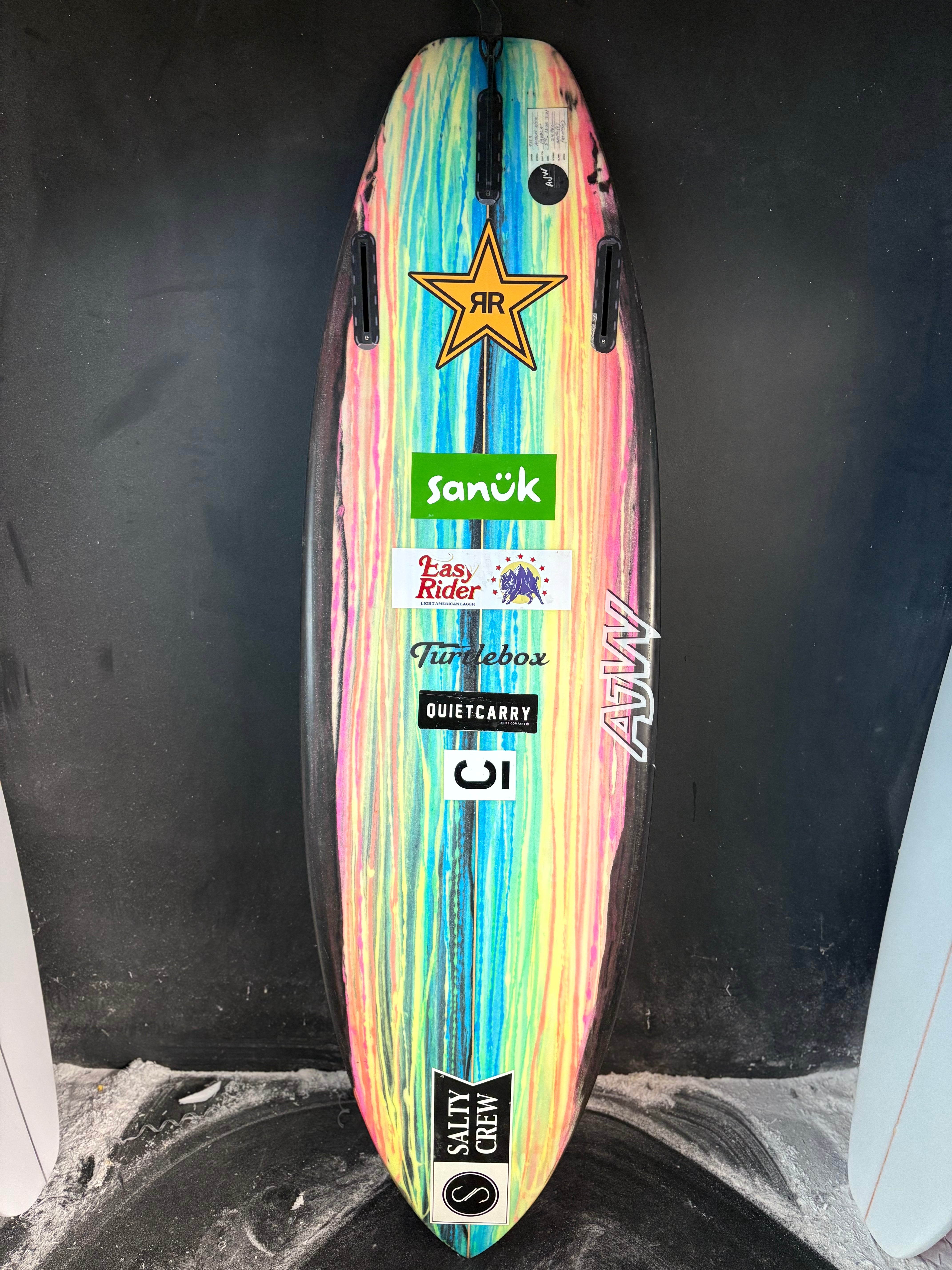 (USED) Matt Meola Acid Cat II 5'5 x 18.25 x 2.3 24L Futures